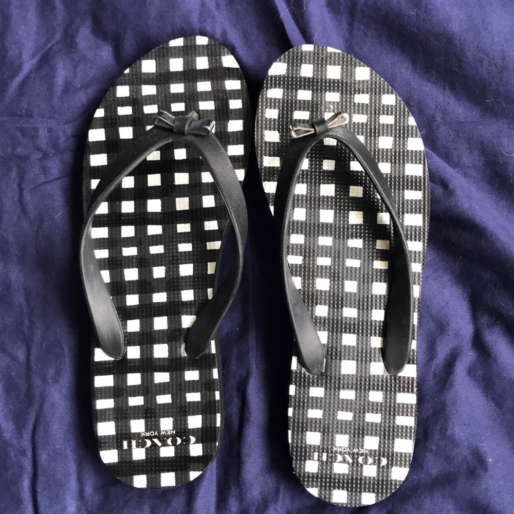 Coach Flip Flops